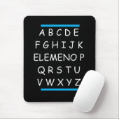 Funny Sarcastic Grammar van ABC Muismat (Met muis)