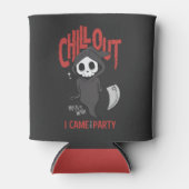 Funny Sarcastic Grim Reaper Halloween Party Blikjeskoeler (Voorkant)