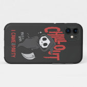 Funny Sarcastic Grim Reaper Halloween Party Case-Mate iPhone Case (Achterkant (horizontaal))
