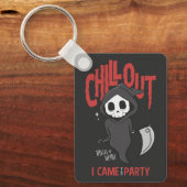 Funny Sarcastic Grim Reaper Halloween Party Sleutelhanger (Voorkant)