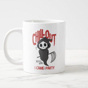 Funny Sarcastic GrimReaper Halloween Party Grote Koffiekop
