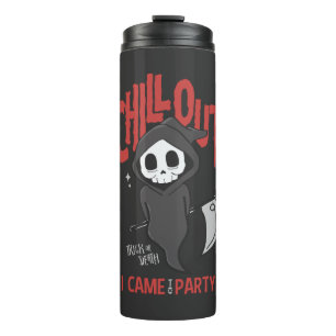 Funny Sarcastic GrimReaper Halloween Party Thermosbeker