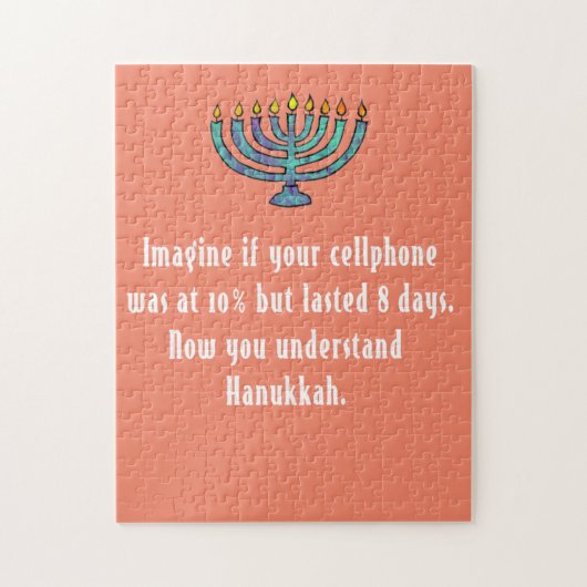 Funny Sarcastic Hanukkah Chanukah Cellphone Quote Legpuzzel (Verticaal)
