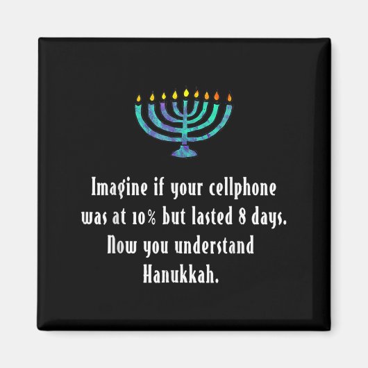 Funny Sarcastic Hanukkah Chanukah Cellphone Quote  Magneet (Voorkant)