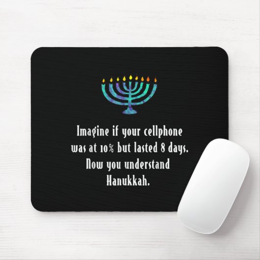 Funny Sarcastic Hanukkah Chanukah Cellphone Quote  Muismat (Met muis)
