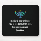 Funny Sarcastic Hanukkah Chanukah Cellphone Quote  Muismat (Voorkant)