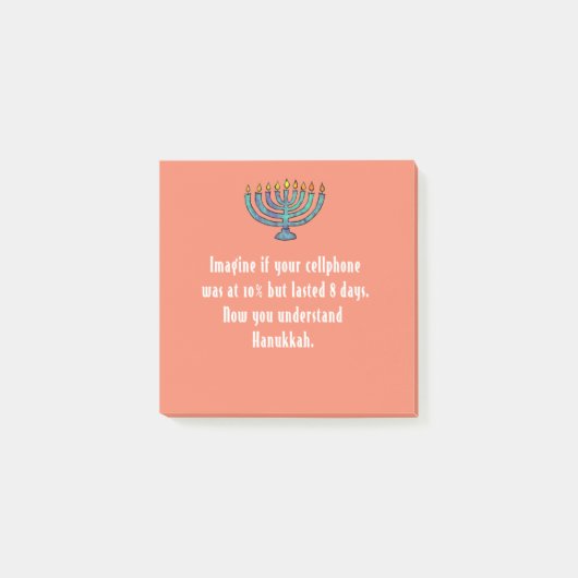 Funny Sarcastic Hanukkah Chanukah Cellphone Quote Post-it® Notes (Voorkant)