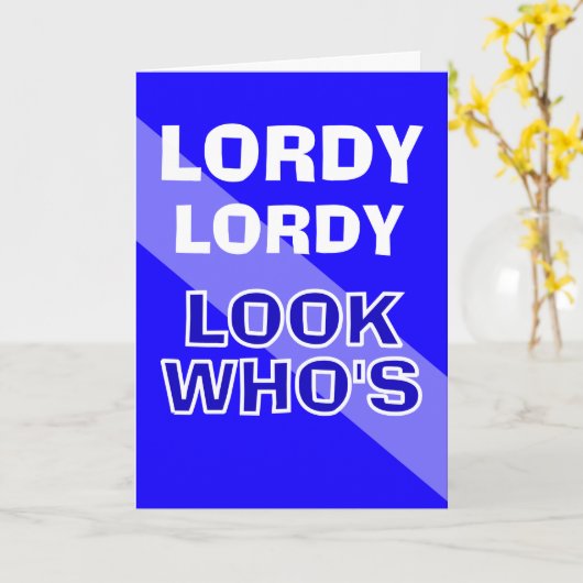 Funny   sarcastic happy Birthday wish Kaart (Gele Bloem)