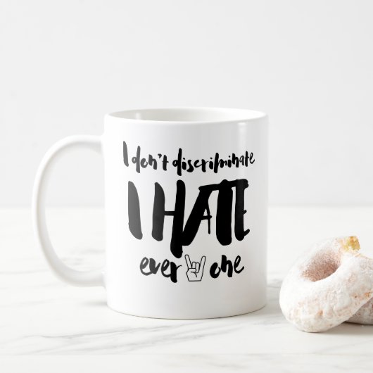 Funny Sarcastic Humor Tea Koffiemok (Met donut)