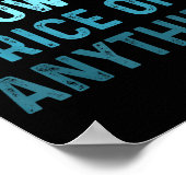 Funny Sarcastic I Don't Know The Price Of Anything Poster (Hoek)