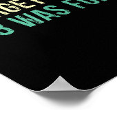 Funny Sarcastic I Forget What Eight Was For  Poster (Hoek)