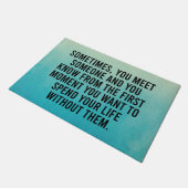 Funny Sarcastic Introvert Humor Gezegde Deurmat (Schuin)