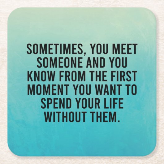 Funny Sarcastic Introvert Humor Gezegde Kartonnen Onderzetters (Voorkant)