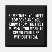 Funny Sarcastic Introvert Humor Gezegde Magneet (Voorkant)