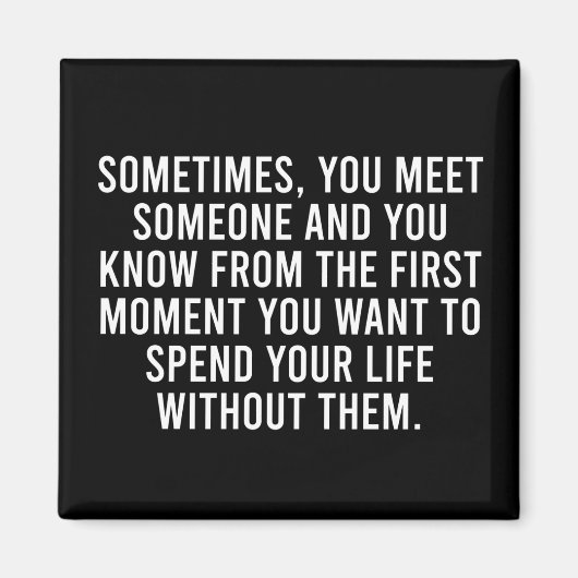 Funny Sarcastic Introvert Humor Gezegde Magneet (Voorkant)