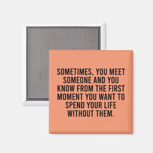 Funny Sarcastic Introvert Humor Gezegde Magneet (Voorkant / Achterkant)