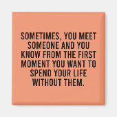 Funny Sarcastic Introvert Humor Gezegde Magneet (Voorkant)