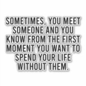 Funny Sarcastic Introvert Humor Gezegde Sticker (Voorkant)