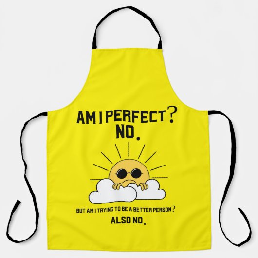 Funny Sarcastic Motivatie Gift Schort (Voorkant)