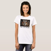 Funny Sarcastic Owl Foto T-shirt (Voorkant volledig)