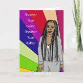 Funny Sarcastic Pop Art Birthday Kaart (Voorkant)