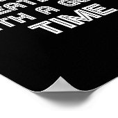 Funny Sarcastic Quote Don't Threaten Me With A Goo Poster (Hoek)