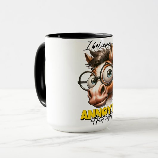 Funny/Sarcastic Quote Mok (Voorkant links)