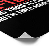 Funny Sarcastic Quote Re-tired Definition Lazy Tee Poster (Hoek)