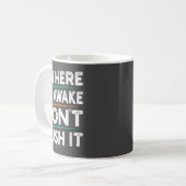 Funny Sarcastic Quote Saying Motivation I'm Here I Koffiemok (Voorkant links)