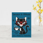 Funny Sarcastic Rude Sayings Sarcasm And Attitude  Kaart (Gele Bloem)