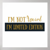 funny sarcastic sayings poster (Voorkant)