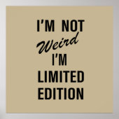 funny sarcastic sayings poster (Voorkant)