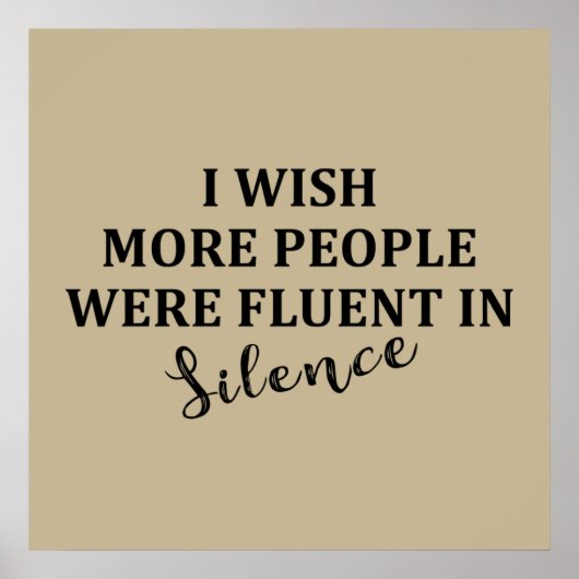funny sarcastic sayings poster (Voorkant)