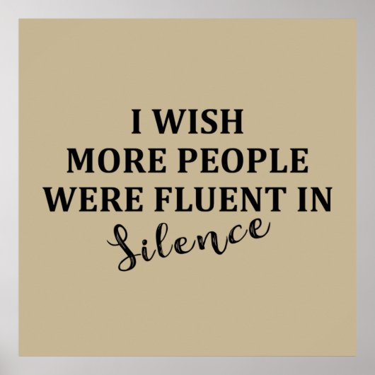 funny sarcastic sayings poster (Voorkant)