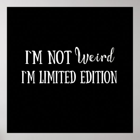 funny sarcastic sayings poster (Voorkant)