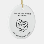 Funny Sarcastic Sports Ornament Gag Gift Decor  (Rechts)
