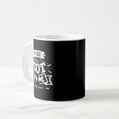 Funny Sarcastic Thou Shall Not Try Me Women Gift  Koffiemok (Voorkant links)