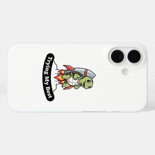 Funny sarcastic trying my best  Case-Mate iPhone case (Achterkant (horizontaal))