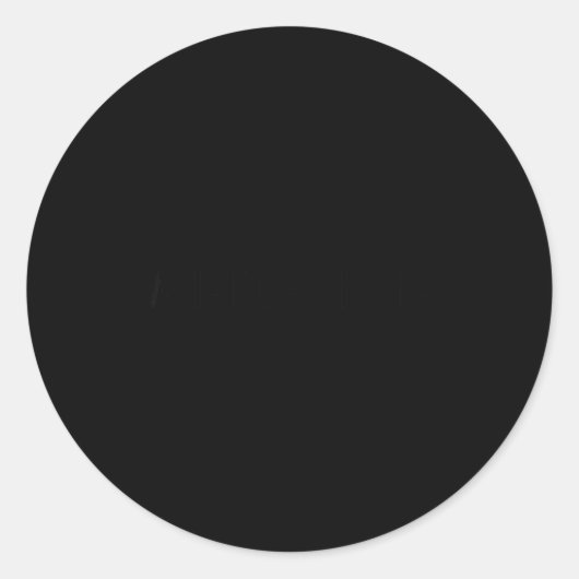 Funny Sarcastic What Day Is It Relatable Minimalis Ronde Sticker (Voorkant)