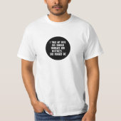Funny Sarcastic Wife Marriage Mistake Humor Quote T-shirt (Voorkant)