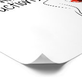 Funny Sarcastic You Couldn't Handle Me Women Wine Poster (Hoek)