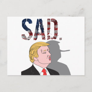 Funny sarcastisch President Donald Trump Briefkaart