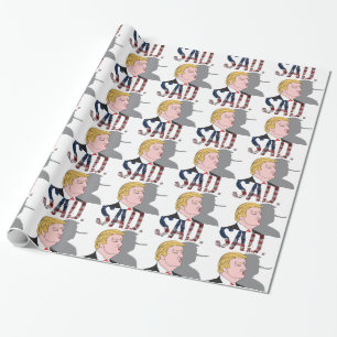 Funny sarcastisch President Donald Trump Cadeaupapier