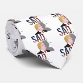 Funny sarcastisch President Donald Trump Stropdas (Opgerold)