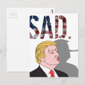 Funny sarcastisch zielig President Donald Trump Briefkaart (Voorkant / Achterkant)