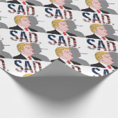 Funny sarcastisch zielig President Donald Trump Cadeaupapier (Hoek)