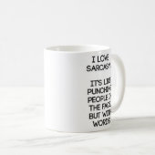 Funny sarcastische koffiemok (Voorkant rechts)