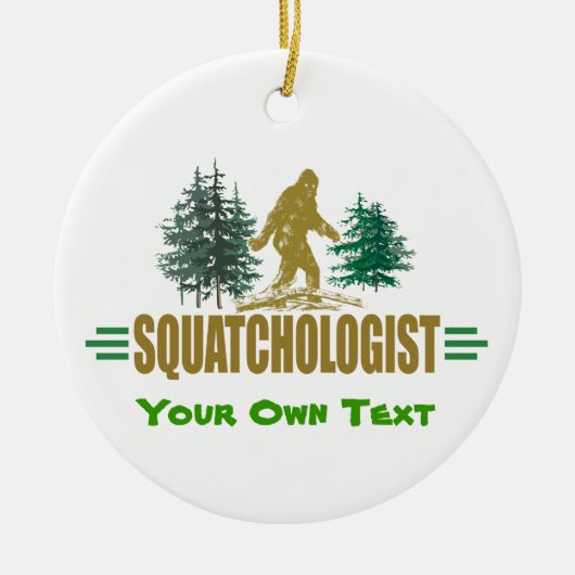 Funny Sasquatch Bigfoot Keramisch Ornament (Voorkant)