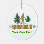 Funny Sasquatch Bigfoot Keramisch Ornament (Links)