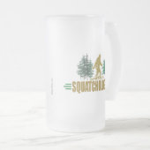 Funny Sasquatch, Bigfoot Matglas Bierpul (Voorkant rechts)